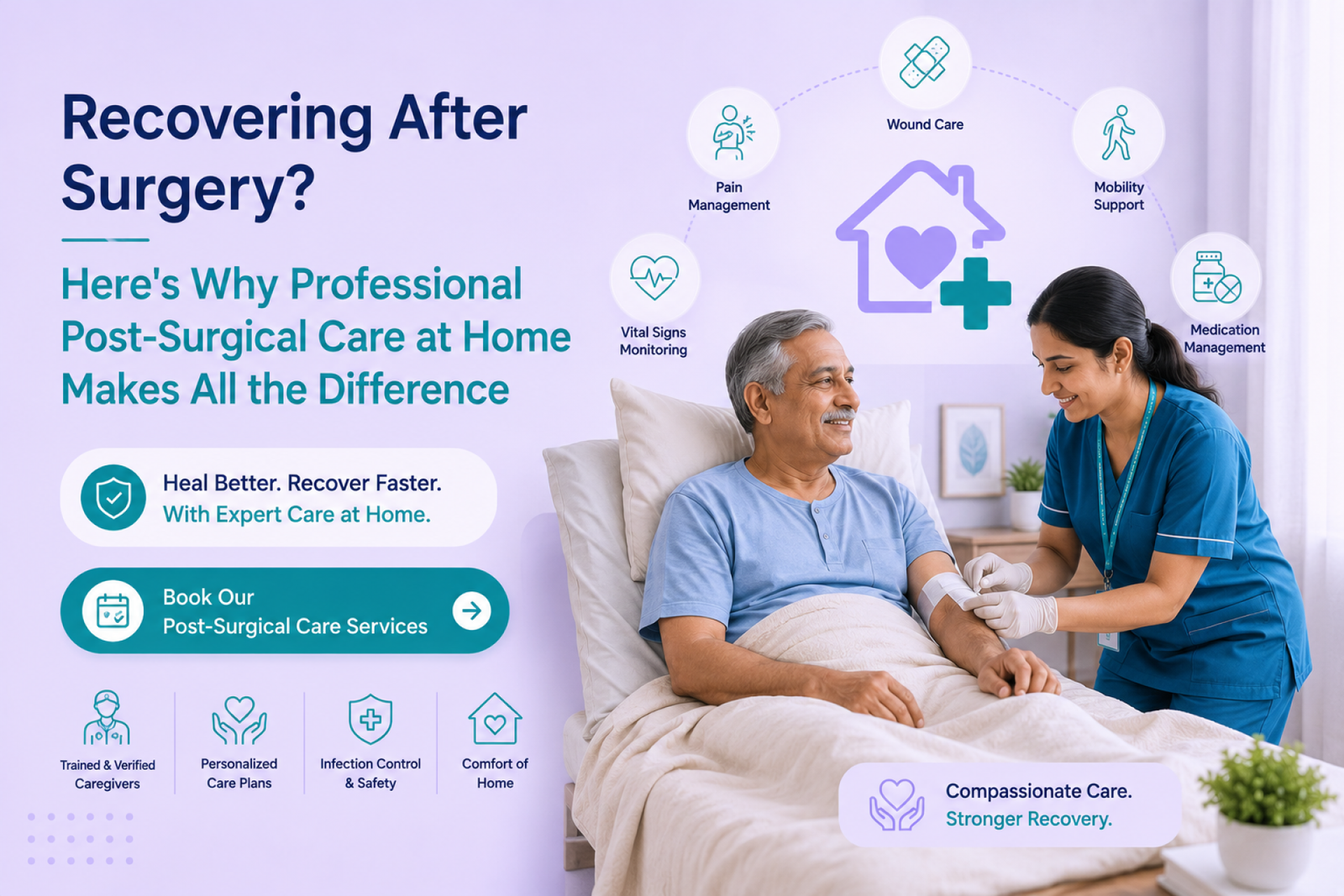 Recovering After Surgery? Here's Why Professional Post-Surgical Care at Home Makes All the Difference